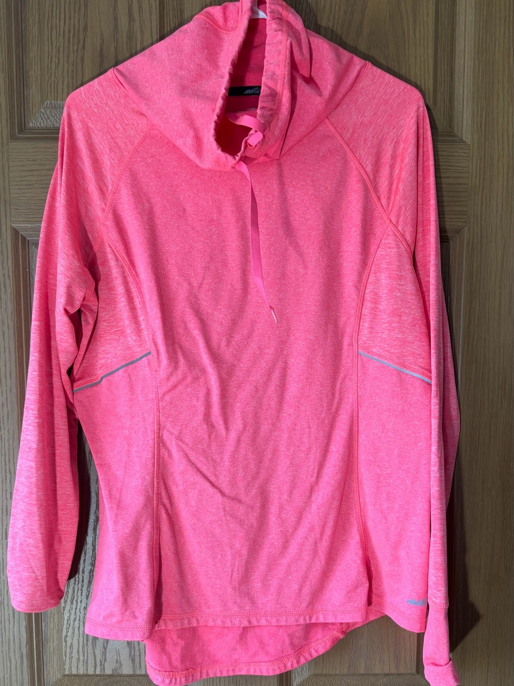 Avia Neon Pink Hooded Pullover Sweatshirt
